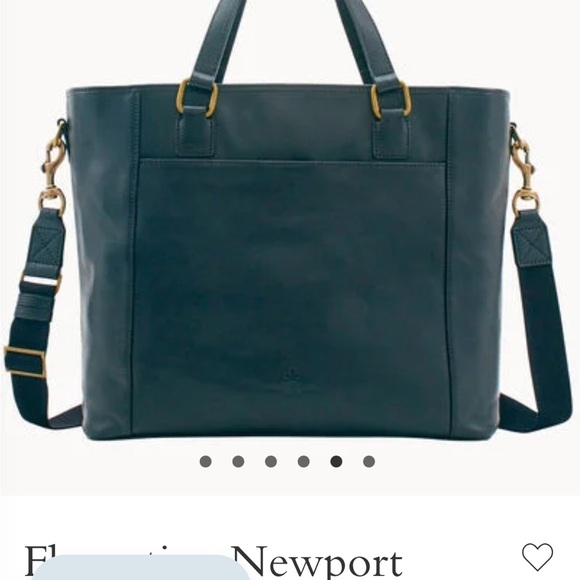 Dooney and Bourke Black Newport Tote-NWT - Picture 3 of 5